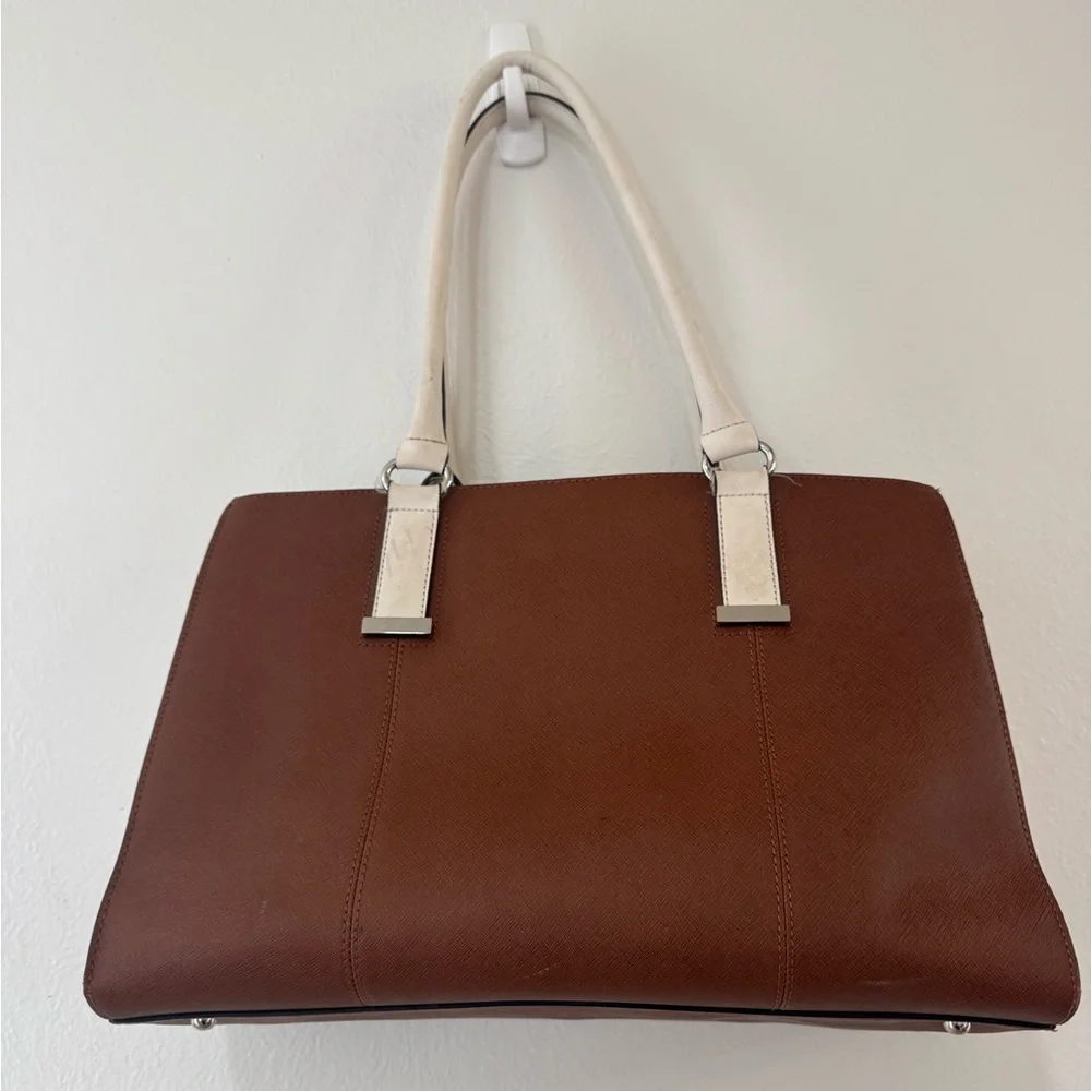 Wilsons‎ Leather Brown and Cream Large Bag